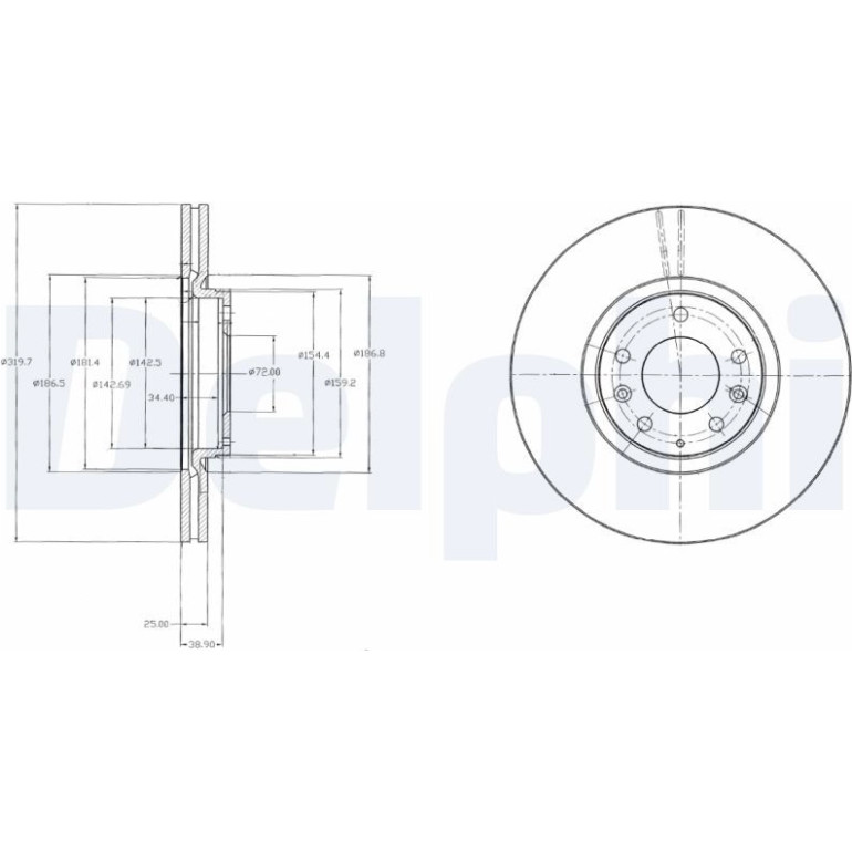 Bremsscheibe BG4332 Bremsscheibe BG4332