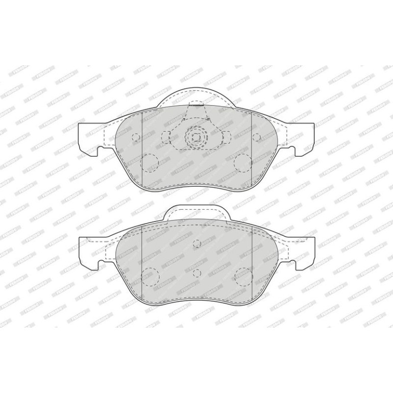 Bremsbelagsatz, Scheibenbremse FDB1440