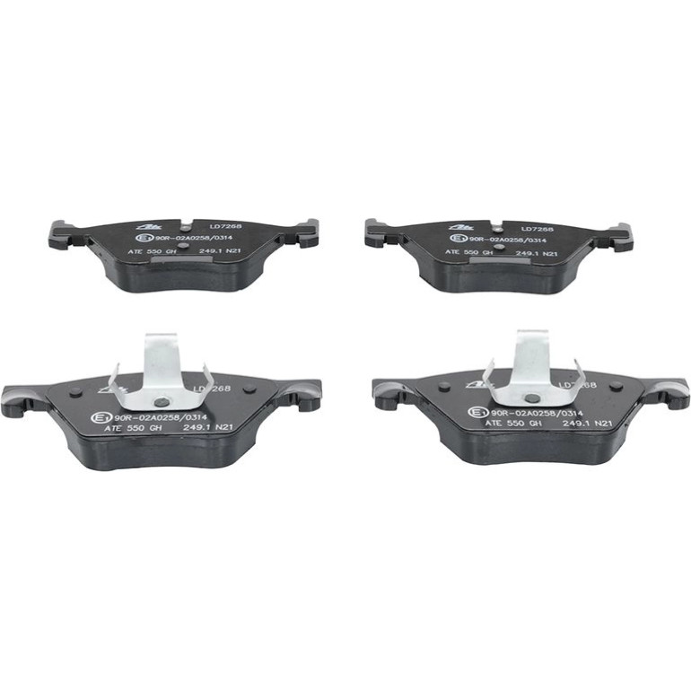 ATE Ceramic 13.0470-7268.2 Bremsbeläge für BMW 5er für Verschleißwarnanzeiger vorbereitet, exkl. Verschleißwarnkontakt ATE Ceramic 13.0470-7268.2 Bremsbeläge für BMW 5er für Verschleißwarnanzeiger vorbereitet, exkl. Verschleißwarnkontakt
