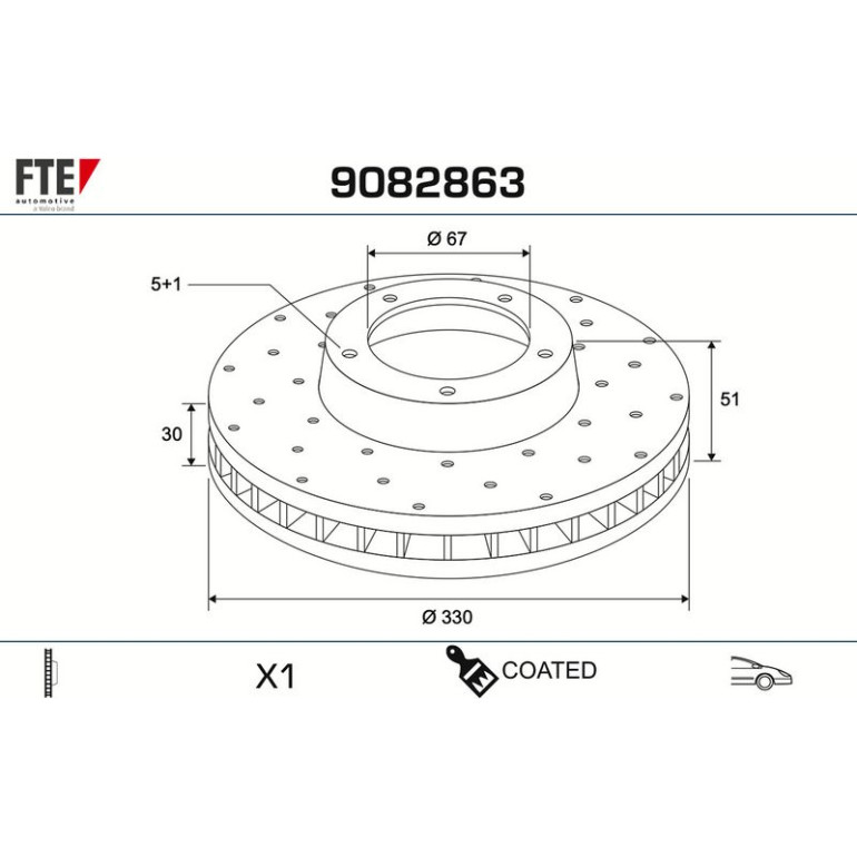 Bremsscheibe 9082863 Bremsscheibe 9082863