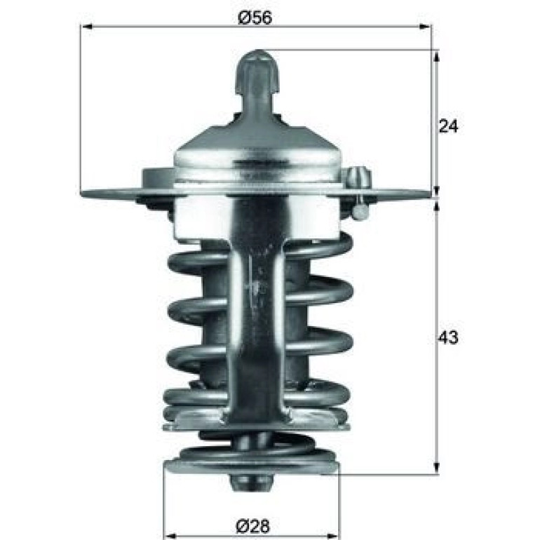 Thermostat, Kühlmittel TX 70 82