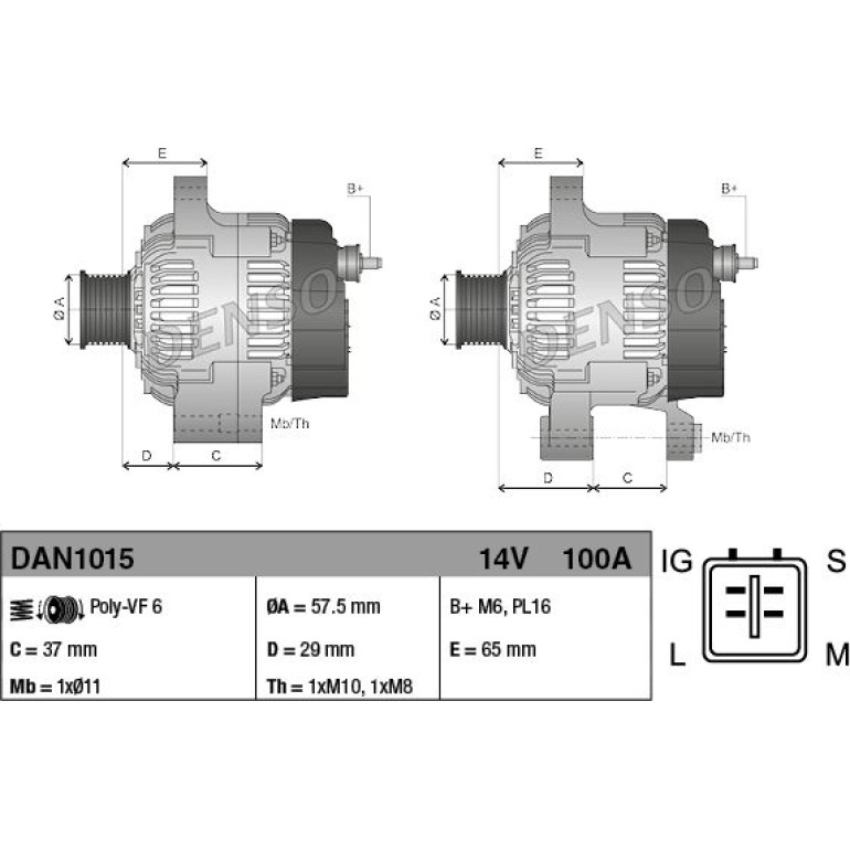Generator DAN1015 Generator DAN1015
