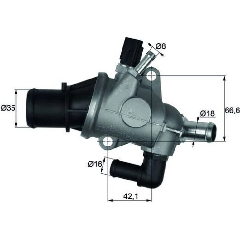 Thermostat, Kühlmittel TI 163 88 Thermostat, Kühlmittel TI 163 88
