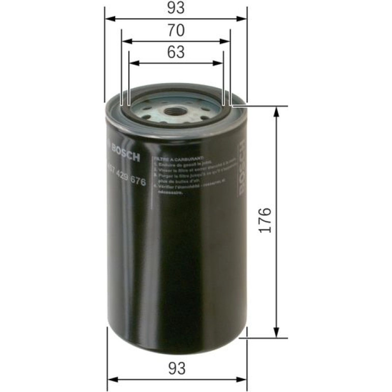 Kraftstofffilter 1 457 429 676 Kraftstofffilter 1 457 429 676