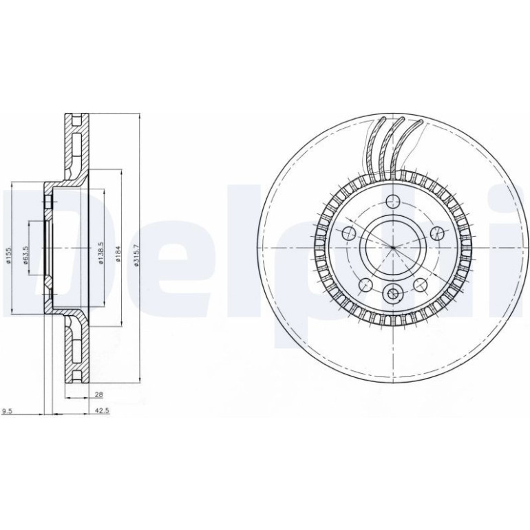 Bremsscheibe BG4123 Bremsscheibe BG4123