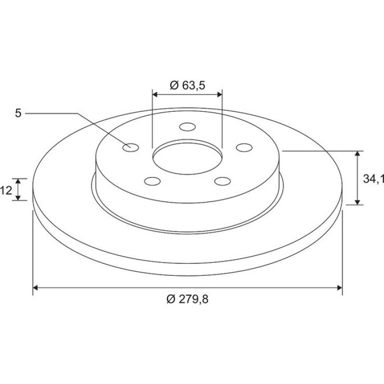 Bremsscheibe 672598 Bremsscheibe 672598