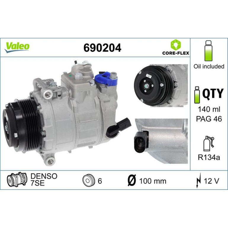 Kompressor, Klimaanlage 690204 Kompressor, Klimaanlage 690204