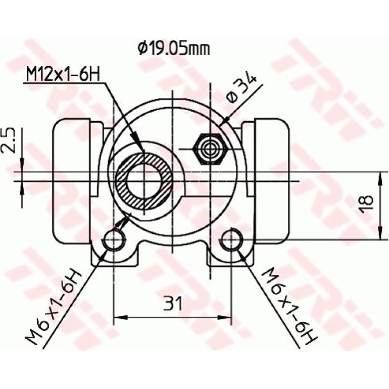 Radbremszylinder BWD134