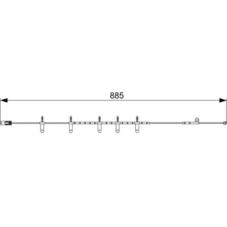 Warnkontakt, Bremsbelagverschleiß 1 987 473 015 Warnkontakt, Bremsbelagverschleiß 1 987 473 015