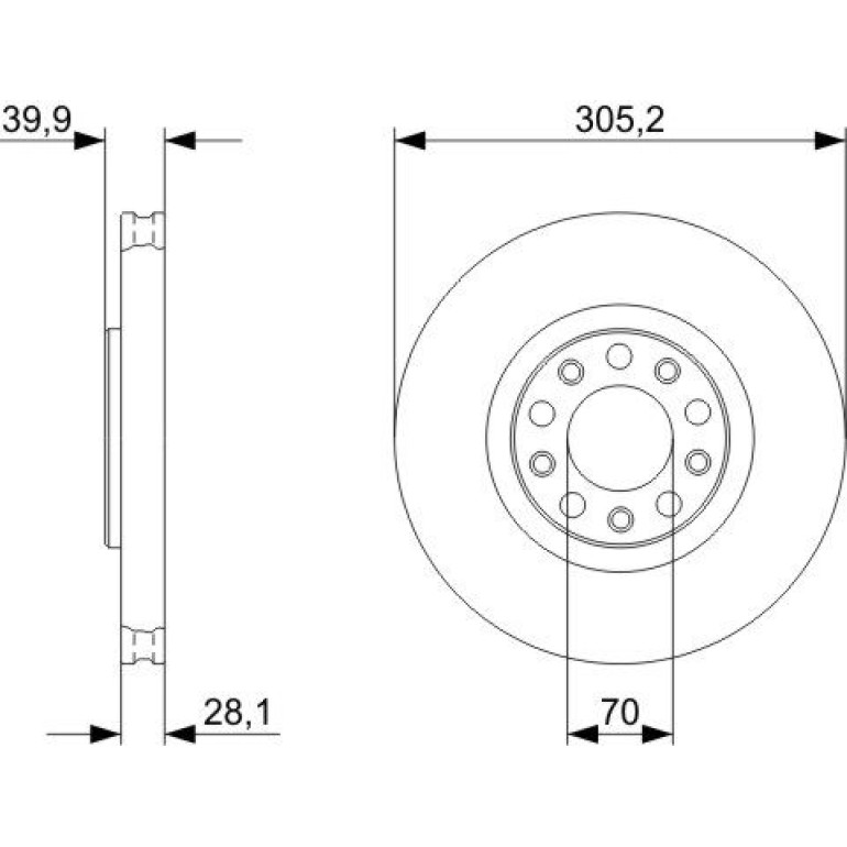 Bremsscheibe 0 986 479 293 Bremsscheibe 0 986 479 293