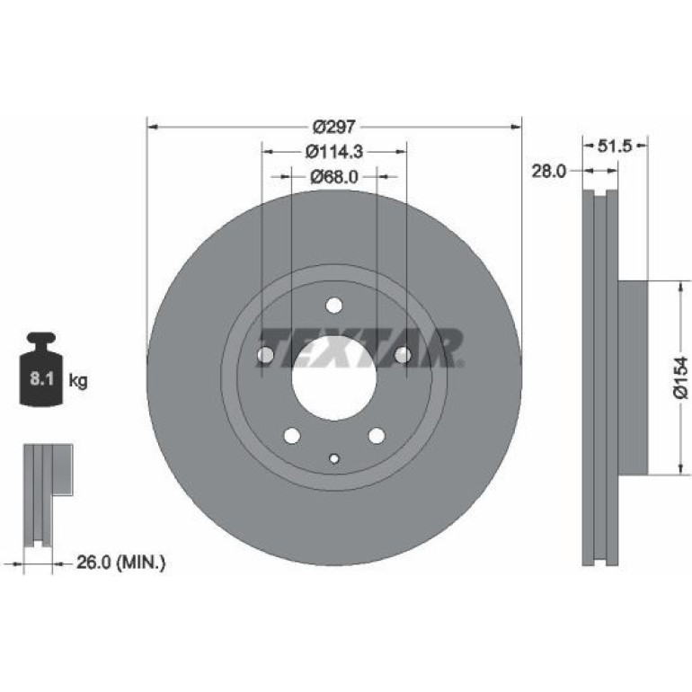 Bremsscheibe 92257403 Bremsscheibe 92257403