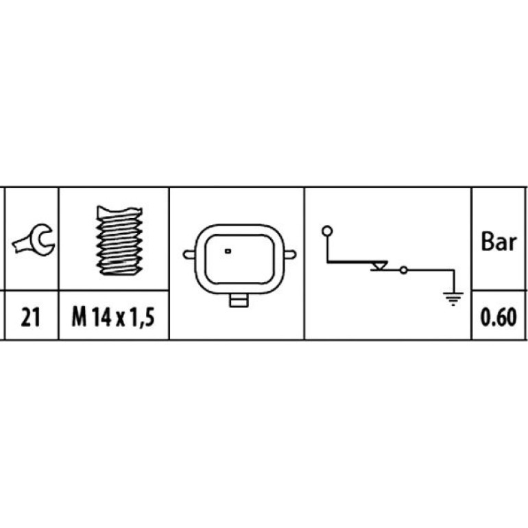 Öldruckschalter 6ZL 003 259-401 Öldruckschalter 6ZL 003 259-401
