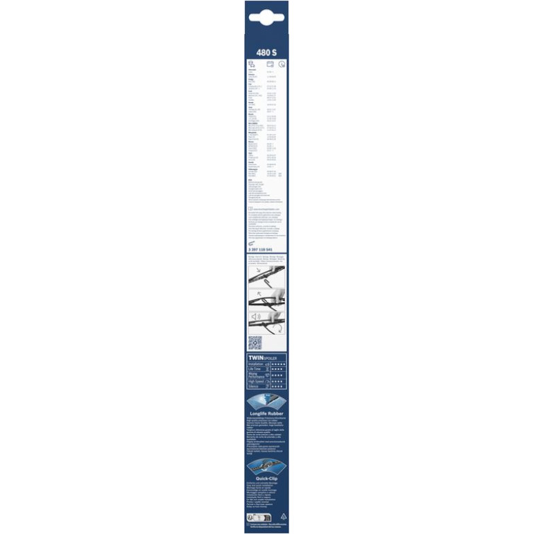 BOSCH 298 S Scheibenwischer Twin 3 397 118 541 BOSCH 298 S Scheibenwischer Twin 3 397 118 541