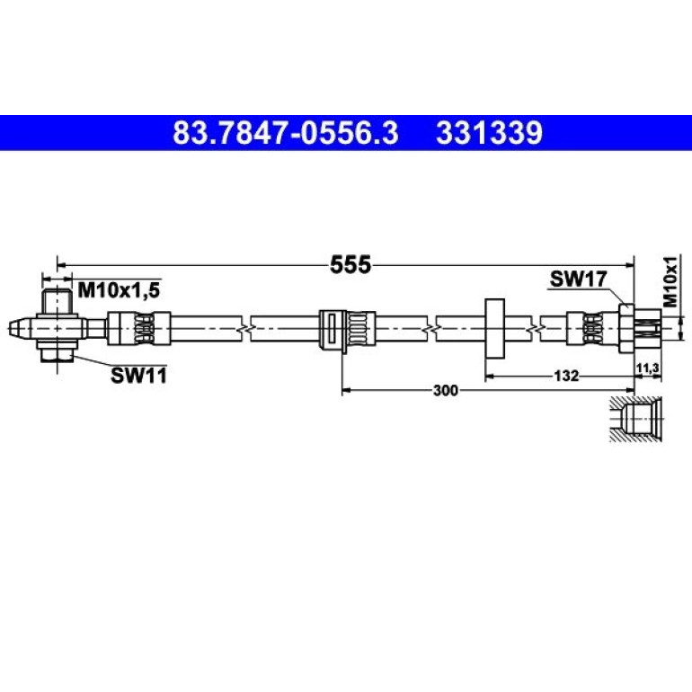 Bremsschlauch 83.7847-0556.3
