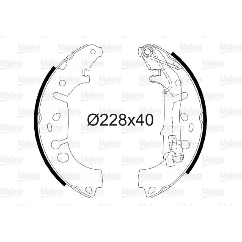 Bremsbackensatz 564064 Bremsbackensatz 564064