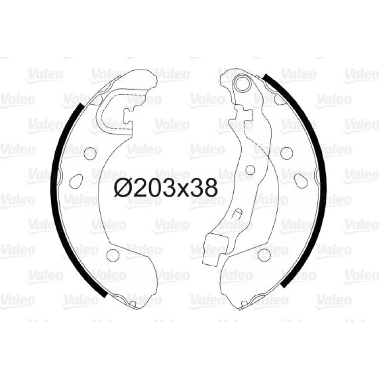 Bremsbackensatz 564099
