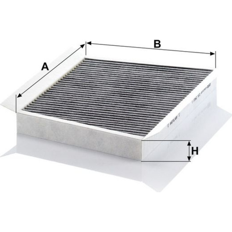 MANN-FILTER CUK 3461/1 Innenraumfilter, Aktivkohlefilter MANN-FILTER CUK 3461/1 Innenraumfilter, Aktivkohlefilter