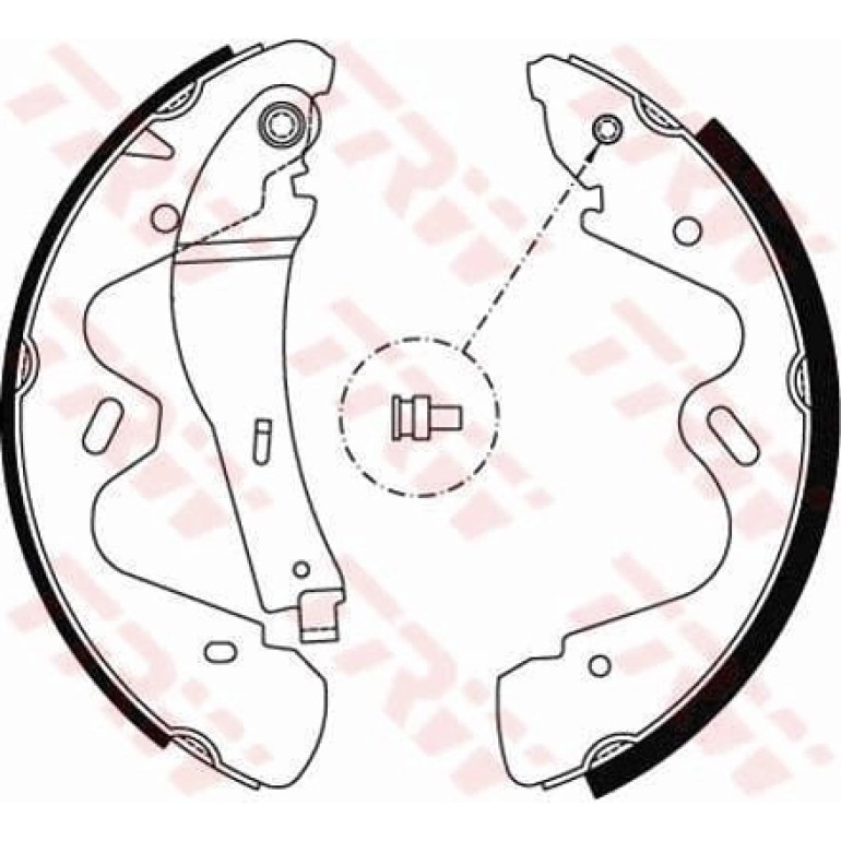 Bremsbackensatz GS8483 Bremsbackensatz GS8483