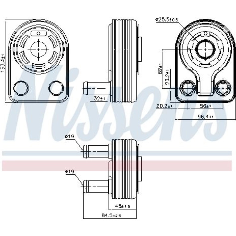 Ölkühler, Motoröl 90971 Ölkühler, Motoröl 90971