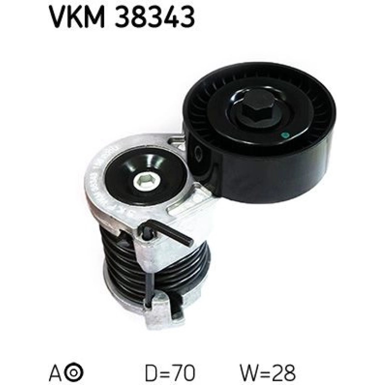 Spannrolle, Keilrippenriemen VKM 38343 Spannrolle, Keilrippenriemen VKM 38343