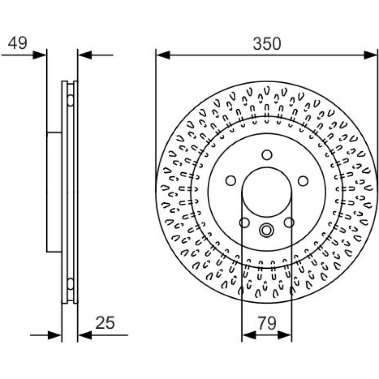 Bremsscheibe 0 986 479 D31