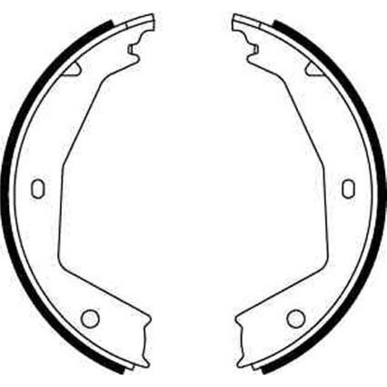 Bremsbackensatz, Feststellbremse GS8668 Bremsbackensatz, Feststellbremse GS8668