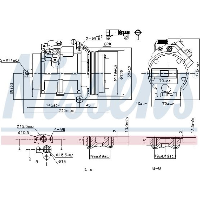 Kompressor, Klimaanlage 89606 Kompressor, Klimaanlage 89606