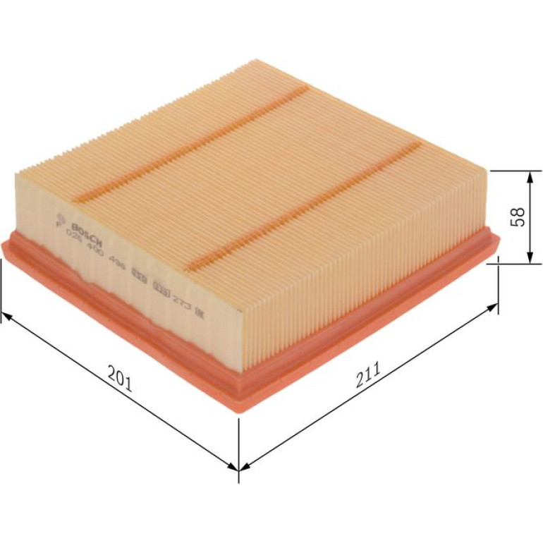 BOSCH F 026 400 498 Luftfilter BOSCH F 026 400 498 Luftfilter