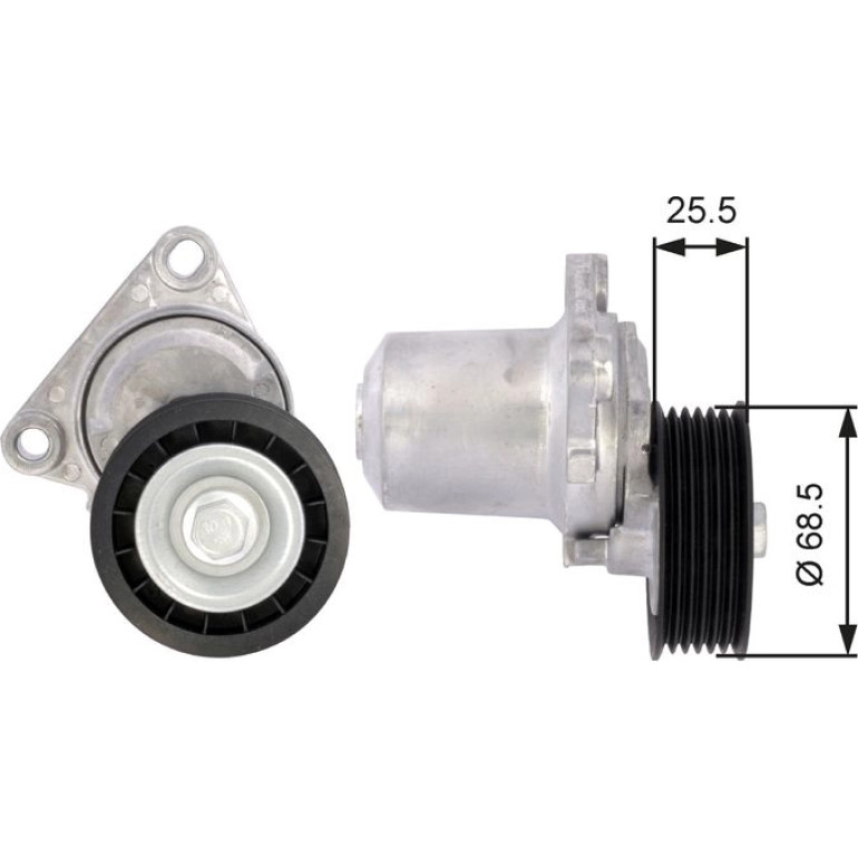 Spannrolle, Keilrippenriemen T39074