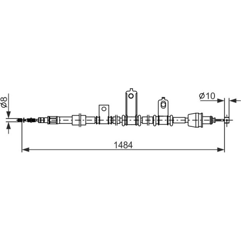 Seilzug, Feststellbremse 1 987 482 920 Seilzug, Feststellbremse 1 987 482 920