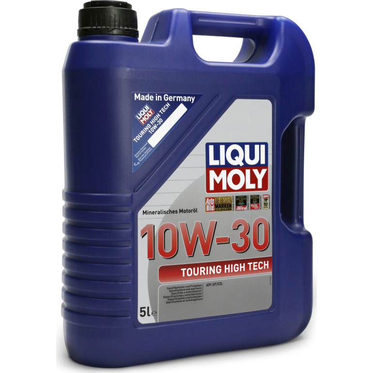 1272 LIQUI MOLY Touring High Tech 10W-30, 5L Mineralisches Ganzjahresmotoröl 1272 LIQUI MOLY Touring High Tech 10W-30, 5L Mineralisches Ganzjahresmotoröl