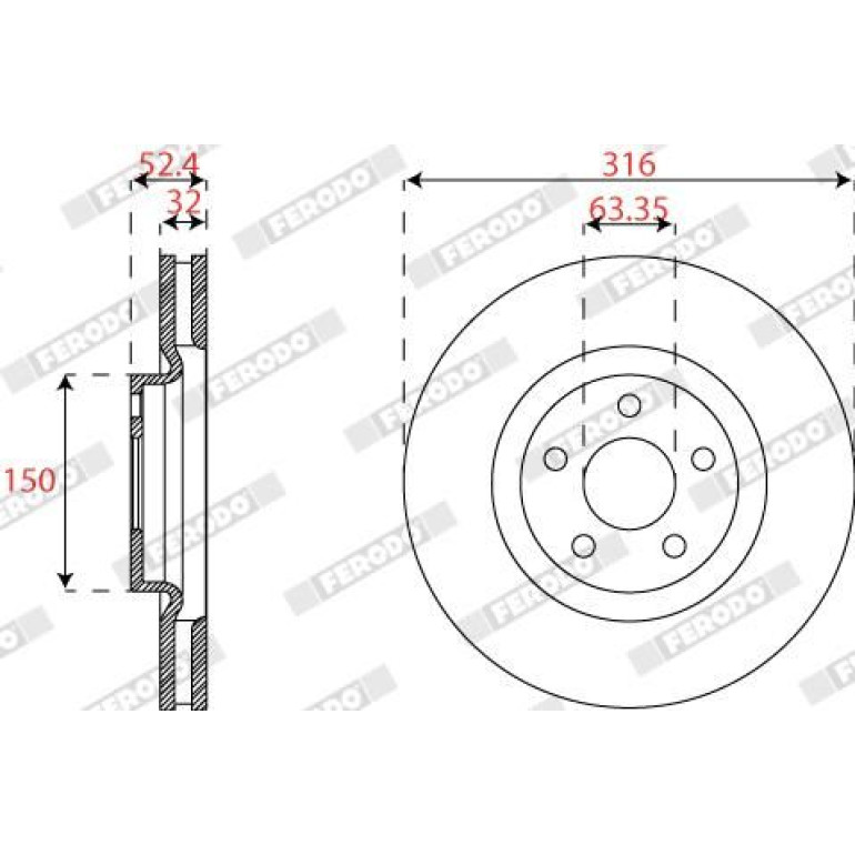 Bremsscheibe DDF2790C-1 Bremsscheibe DDF2790C-1