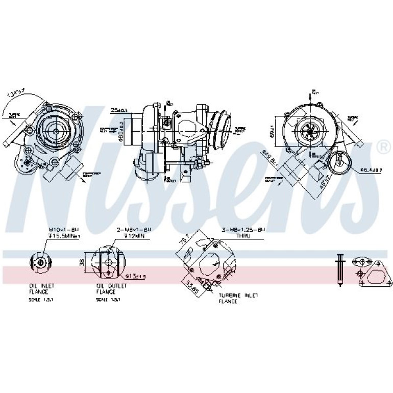 Nissens Turbolader 93059