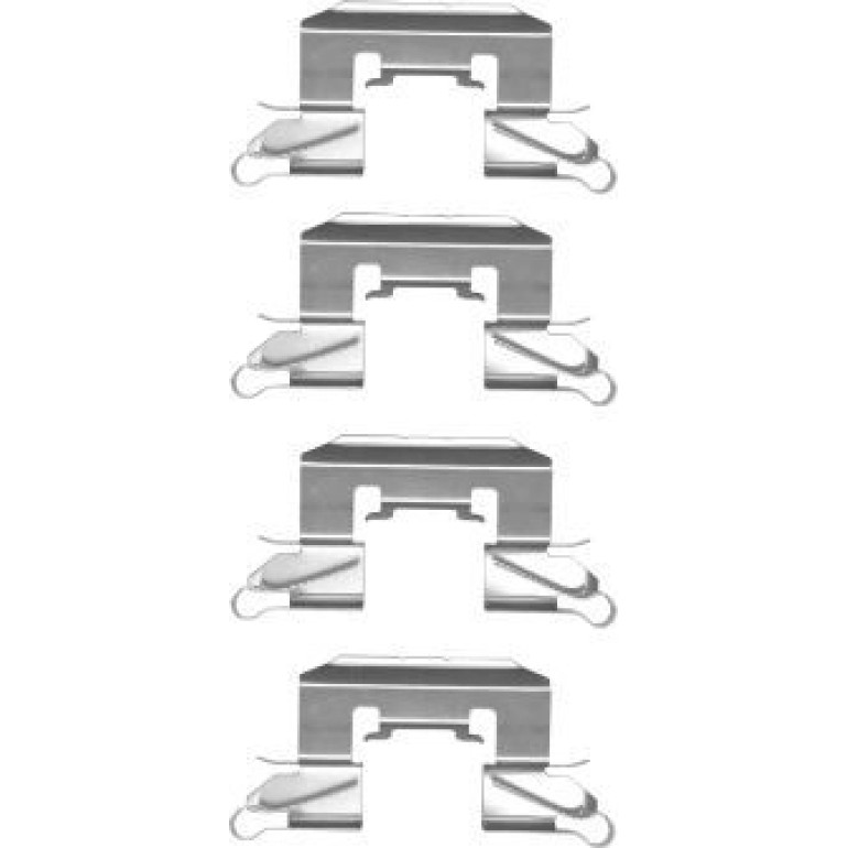 Zubehörsatz, Scheibenbremsbelag 8DZ 355 204-691 Zubehörsatz, Scheibenbremsbelag 8DZ 355 204-691