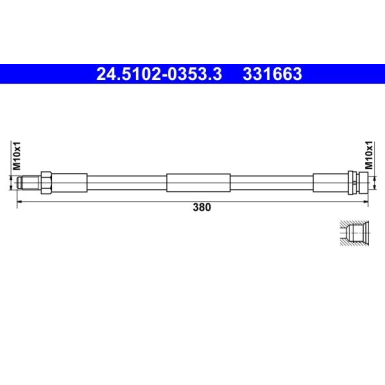 Bremsschlauch 24.5102-0353.3