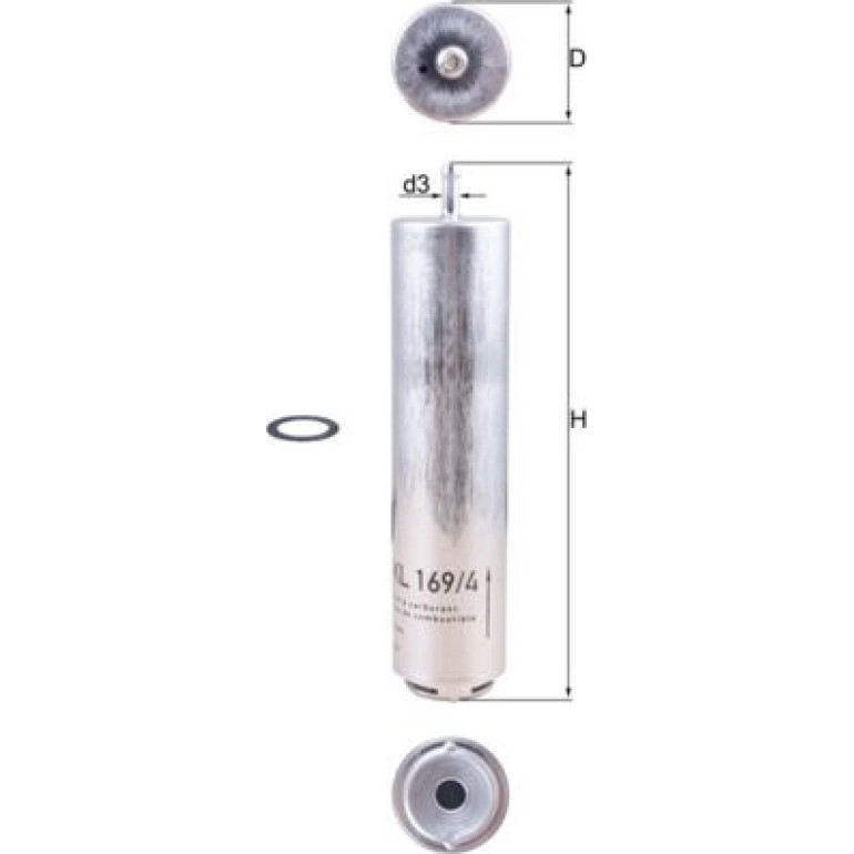 Kraftstofffilter KL 169/4D