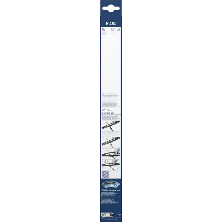 BOSCH H 451 Scheibenwischer Rear 3 397 015 047