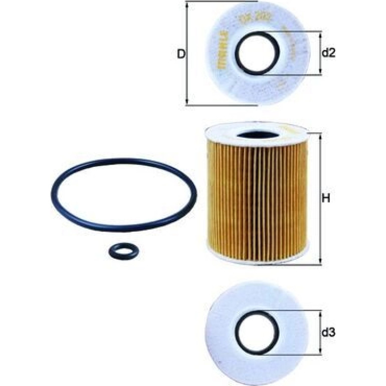 Ölfilter OX 203D Ölfilter OX 203D