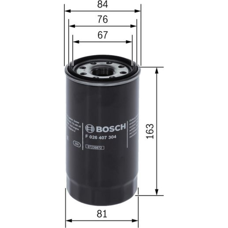 Ölfilter F 026 407 304