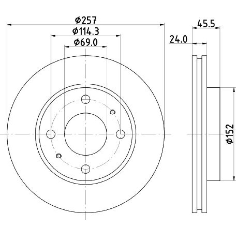 Bremsscheibe 8DD 355 110-931 Bremsscheibe 8DD 355 110-931