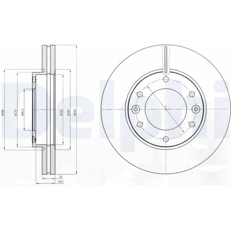 Bremsscheibe BG4296 Bremsscheibe BG4296