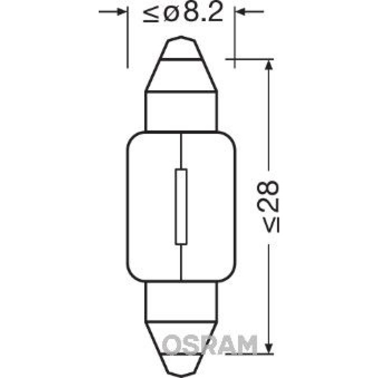 Glühlampe, Innenraumleuchte 6428 Glühlampe, Innenraumleuchte 6428