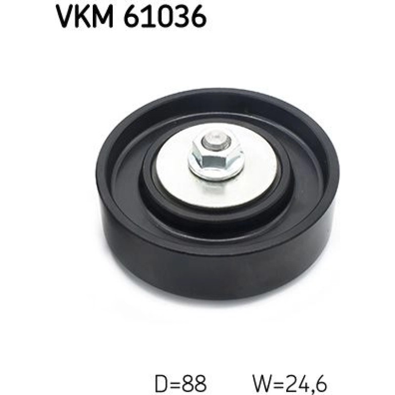 Umlenk-/Führungsrolle, Keilrippenriemen VKM 61036