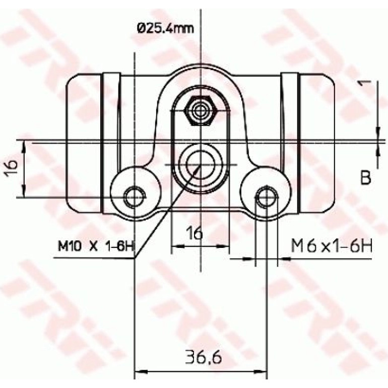Radbremszylinder BWL112 Radbremszylinder BWL112