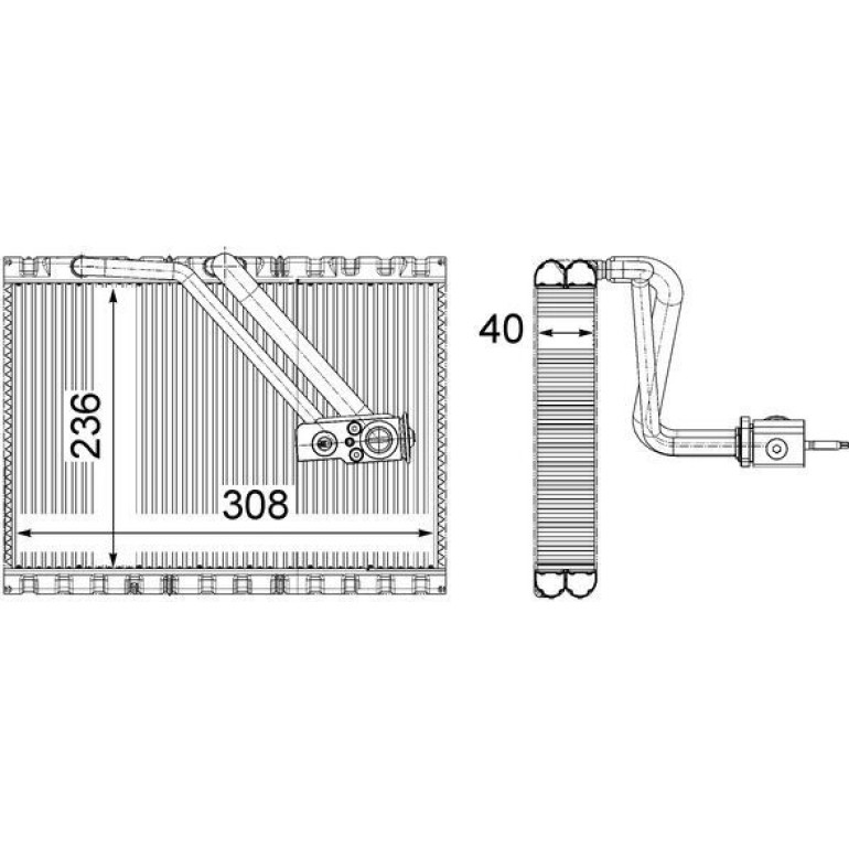 Verdampfer, Klimaanlage AE 128 000P Verdampfer, Klimaanlage AE 128 000P