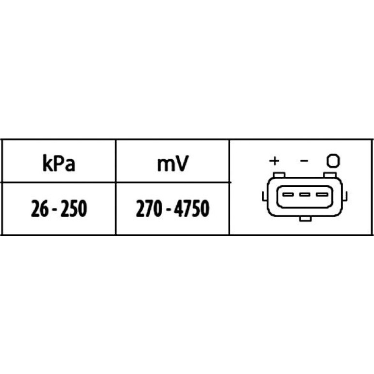 Sensor, Saugrohrdruck 6PP 009 400-561 Sensor, Saugrohrdruck 6PP 009 400-561