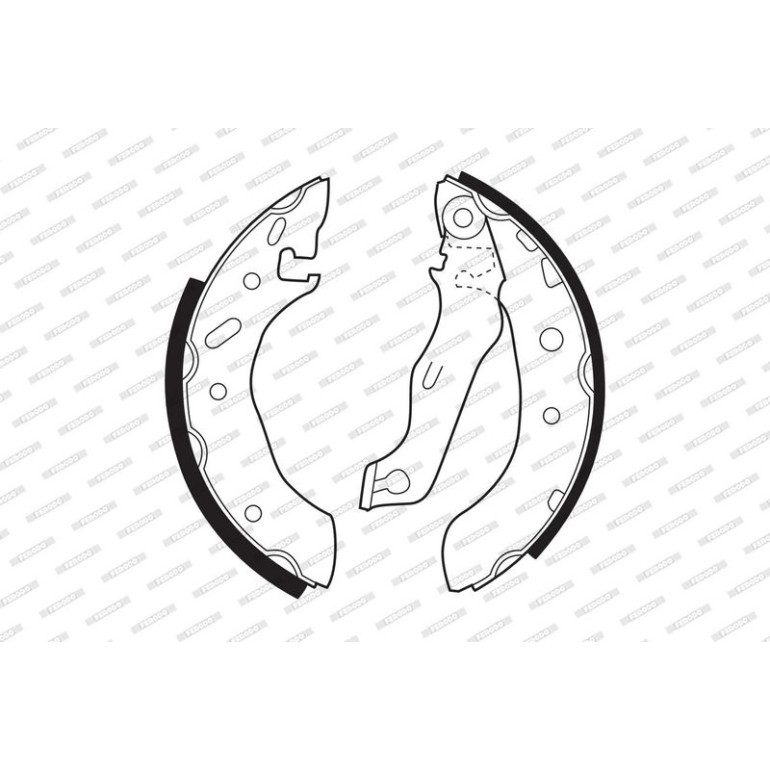 Bremsbackensatz FSB543 Bremsbackensatz FSB543