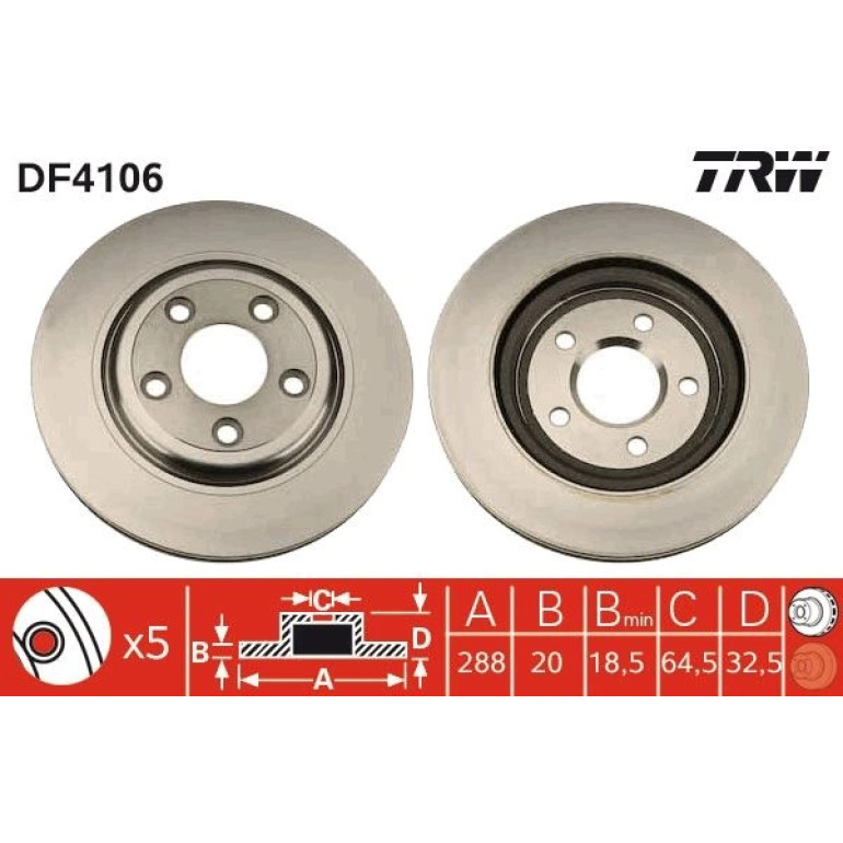 Bremsscheibe DF4106 Bremsscheibe DF4106