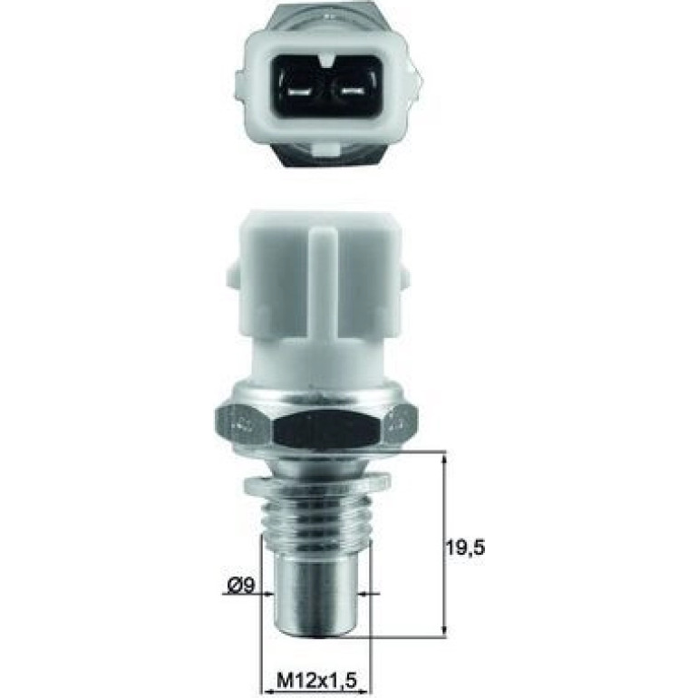Sensor, Kühlmitteltemperatur TSE 17