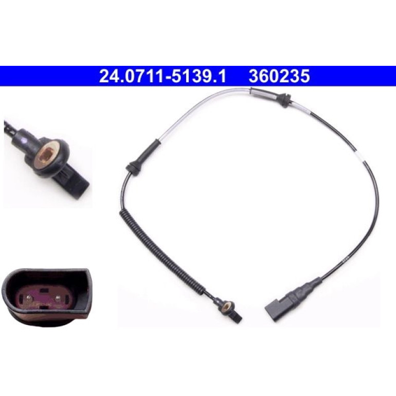 Sensor, Raddrehzahl 24.0711-5139.1